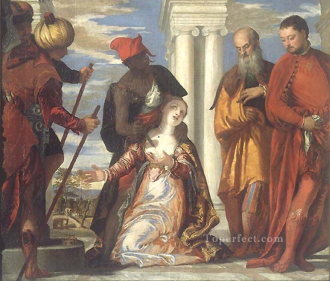 El Martirio de Santa Justina Renacimiento Paolo Veronese Pintura al óleo